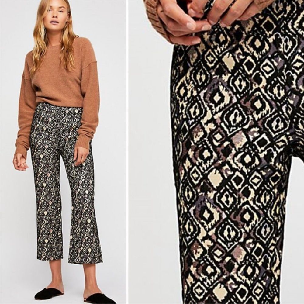 Free People Mod Crop Bootcut Pants Size 6